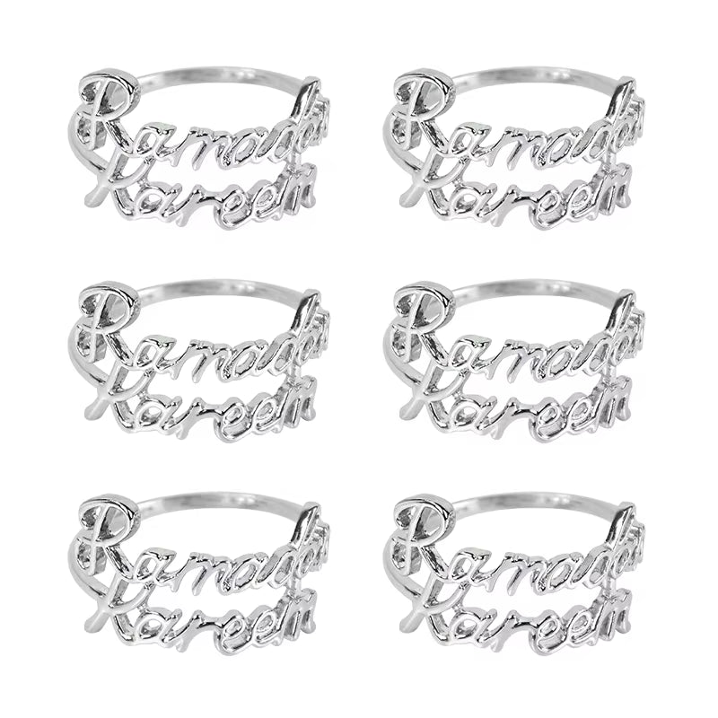 6Pcs Ramadan Kareem Napkin Rings