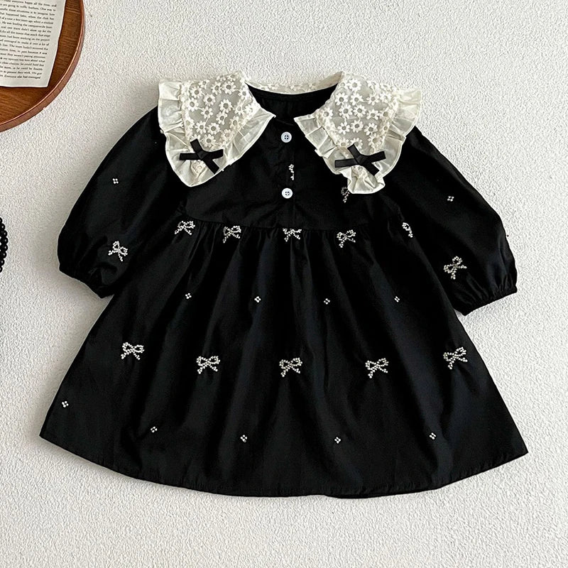  Embroidery dress for sisters ( pair of two) 