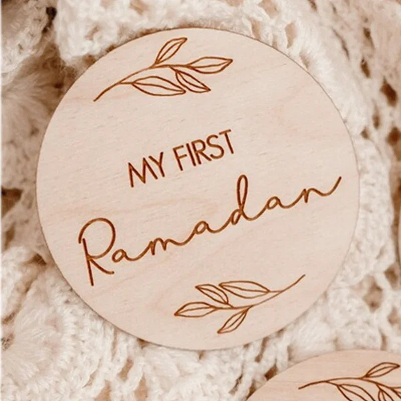 My First Ramadan EID MUBARAK Baby Milestone 