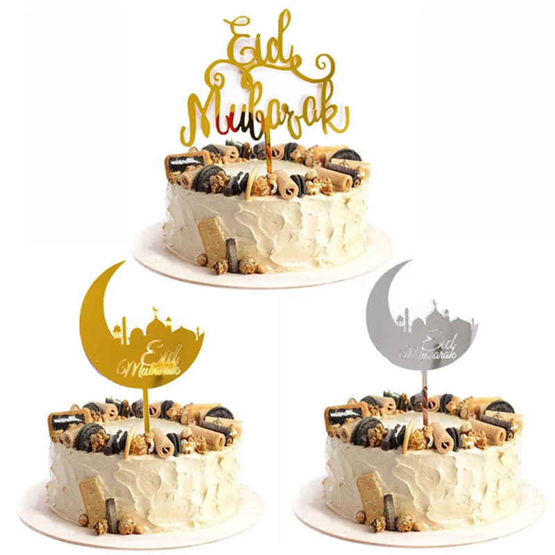 EID Mubarak Cake Topper